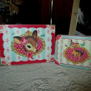 Victorian Trading Deer Tins